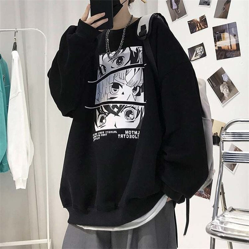 Demon Slayer Male Eyes Long Sleeve