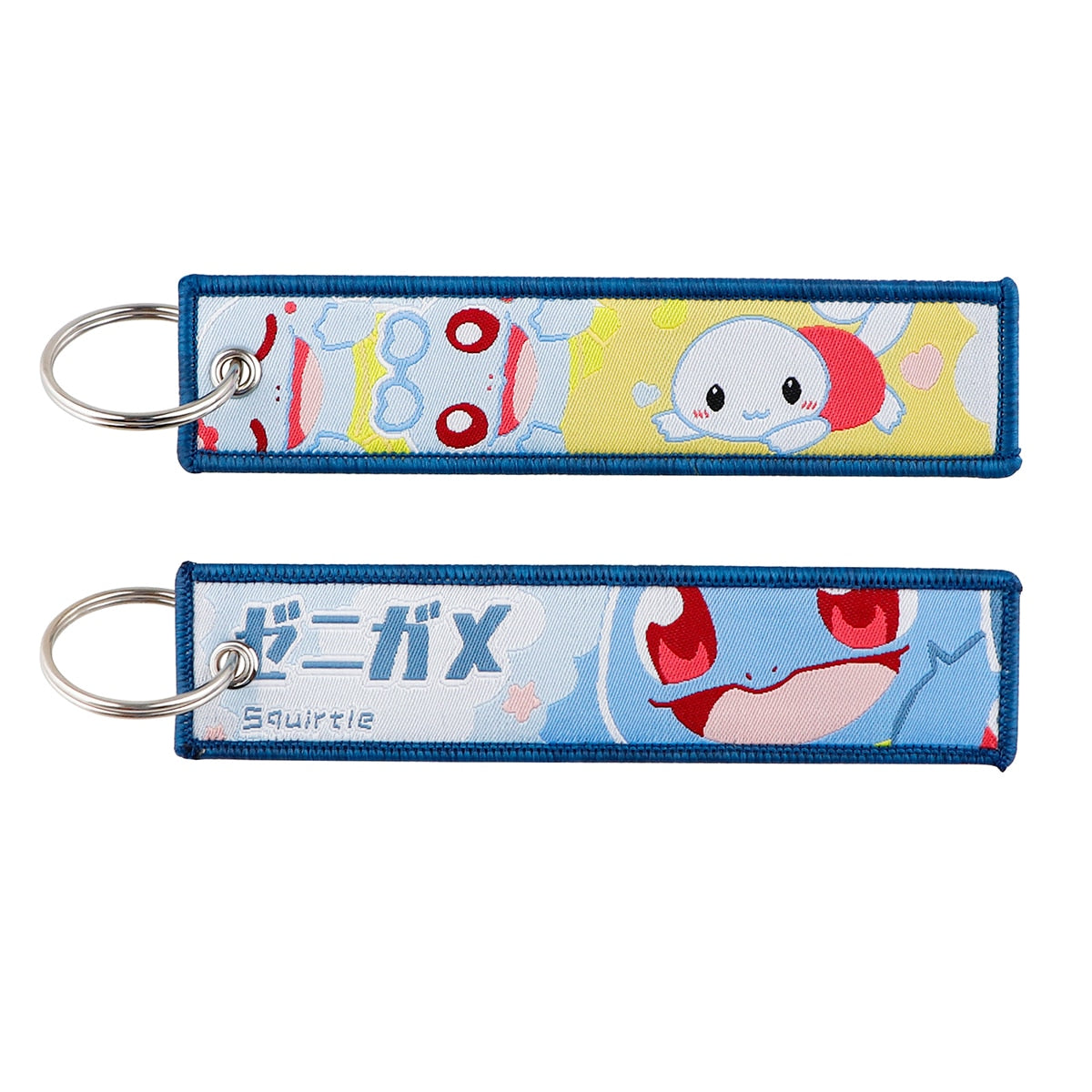Embroidered Pokemon Keychains