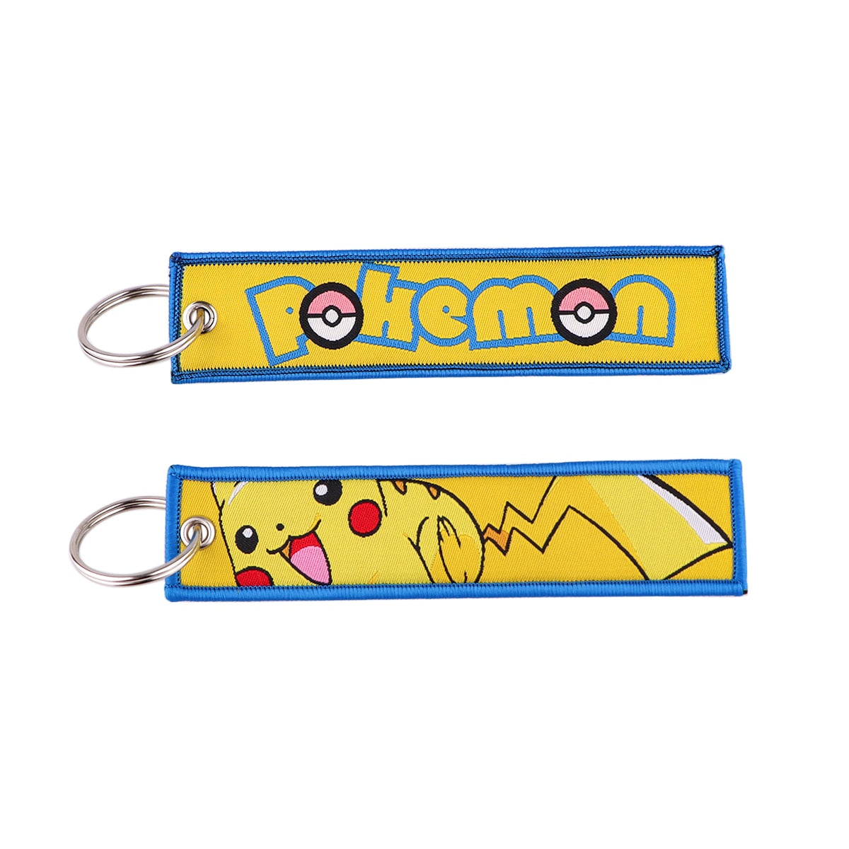 Embroidered Pokemon Keychains