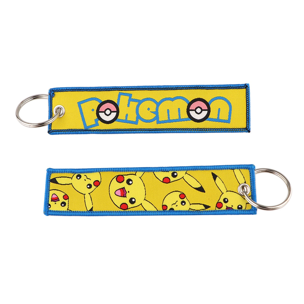 Embroidered Pokemon Keychains