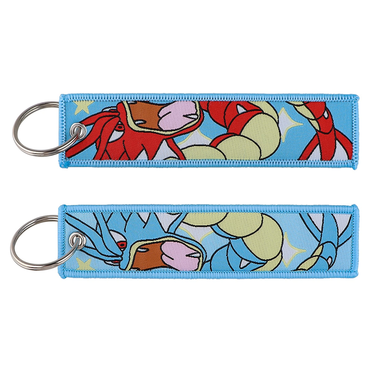 Embroidered Pokemon Keychains