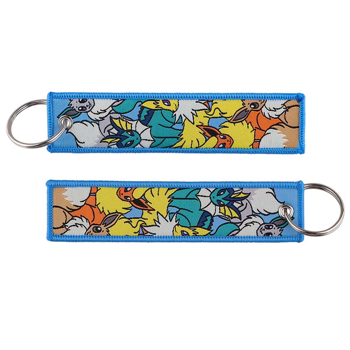 Embroidered Pokemon Keychains