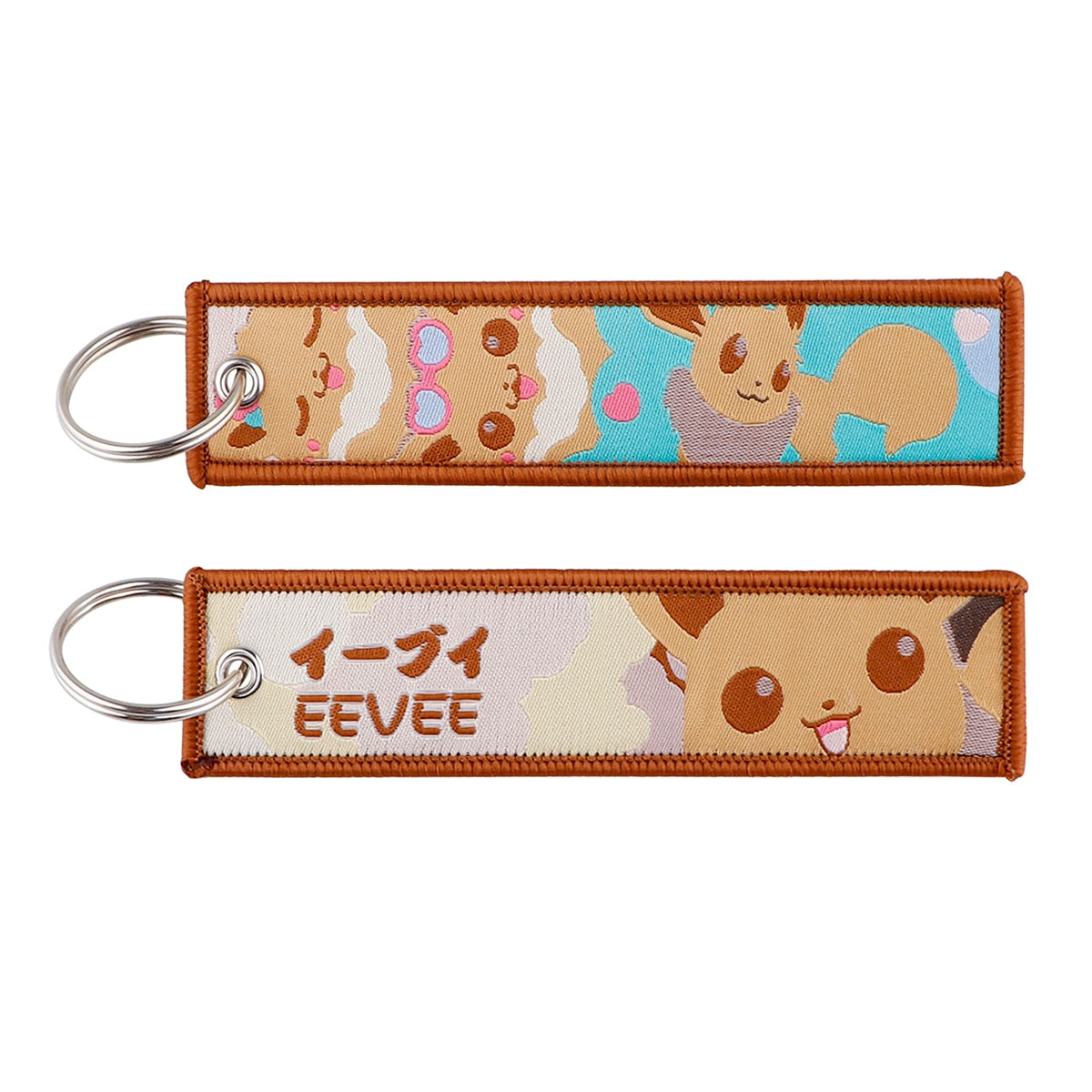 Embroidered Pokemon Keychains