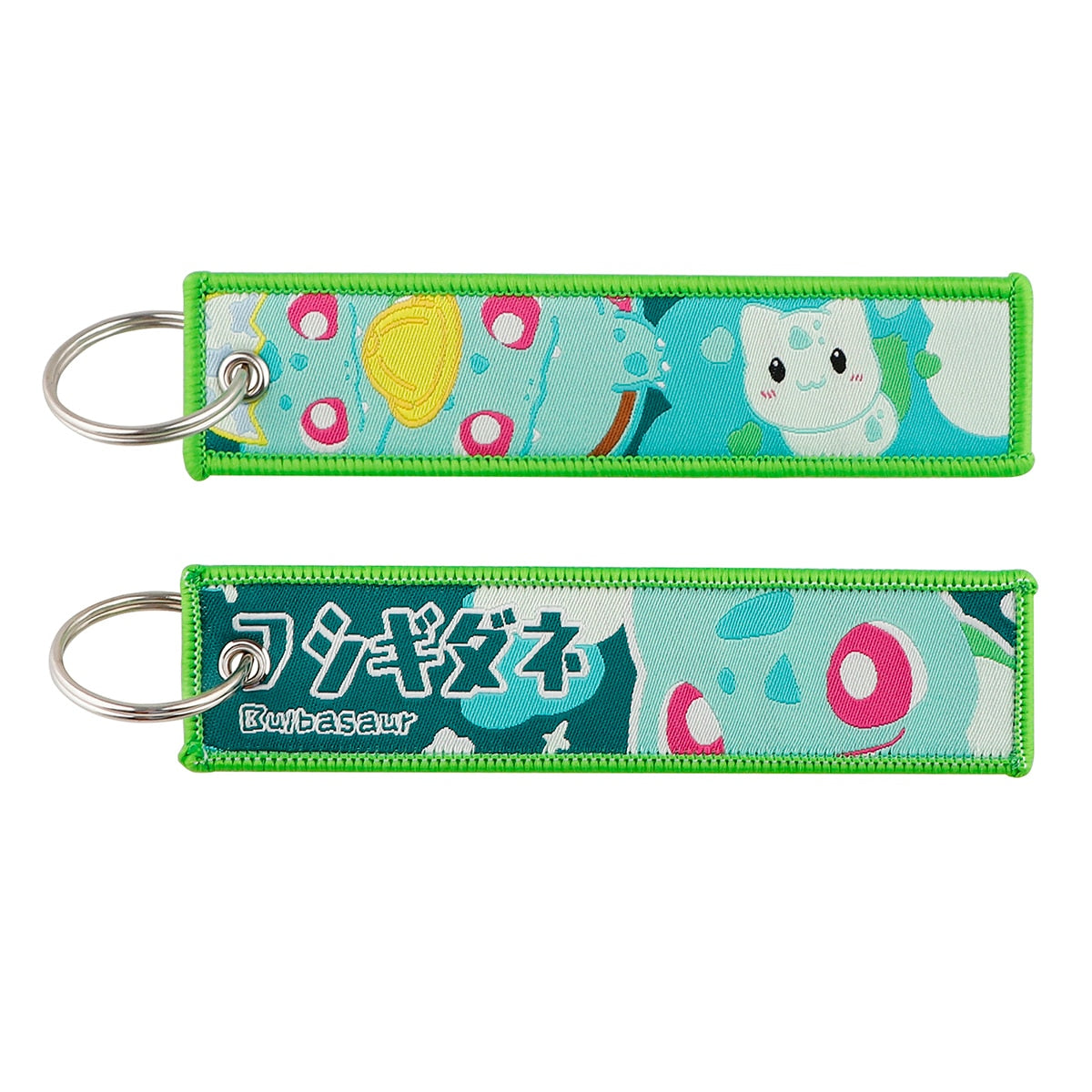 Embroidered Pokemon Keychains